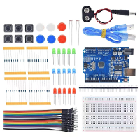 Voor UNOs R3 13 in 1 Mini DIY Elektronische Startkit Arduinos Circuitboard Elektronica Programmeerbare Engineering Coder