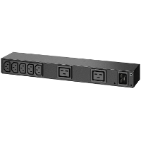 APC Rack PDU, Basic AP6120A 0U/2U, 7x C13, 2x C19