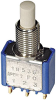 APEM 18535CD 18535CD Druktoets 30 V/DC 0.1 A 1x aan/(aan) Moment 1 stuk(s)