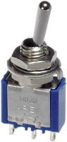 APEM 5547A 5547A Tuimelschakelaar 250 V/AC 3 A 2x (aan)/uit/(aan) Moment/0/moment 1 stuk(s)