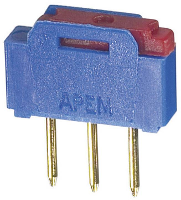 APEM NK236H NK236H Schuifschakelaar 12 V/AC 0.5 A 1x aan/aan 1 stuk(s)