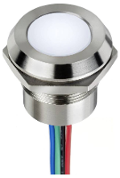 APEM Q22F1CXXW24E LED signaallamp Wit FLUSH 150 mcd