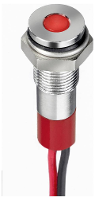 APEM Q6F3CXXR24E LED signaallamp Rood FLUSH 10 mcd