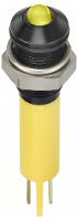 APEM Q6P1CXXY24E LED signaallamp Geel Opvallend 30 mcd
