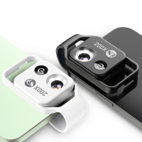 APEXEL 200X Macro Lens Microscoop met LED Licht voor Smartphone Mobiele Telefoon