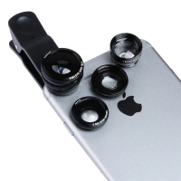 Apexel Apl Cx4 4 In 1 Universal 2x Telescope Wide Angle Marco Fisheye Lens