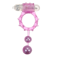 Aphrodisia Sexy Waterproof Vibrating Ball Banger Penis Cock Ring
