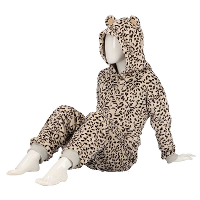 Apolo Luipaard/cheetah print onesie   beige   kinderen  128/140