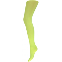 Fluor gele dames panty 60 denier