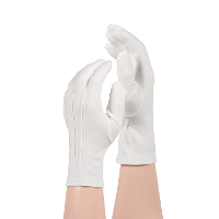 Apollo handschoenen   wit   kort model   katoen   verkleden   toneel?