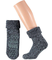 Apollo Slofsokken Unisex 43 46 Donkergrijs