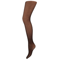 Zwarte met gouden netpanty