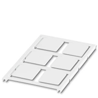 Apparaatmarkering Montagemethode: Vastklemmen Markeringsvlak: 27 X 27 Mm Geschikt Voor Serie Frames Wit Phoenix Contact Uc Emp (27x27) 0825451 Aantal