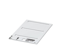 Apparaatmarkering Montagemethode: Vastklemmen Markeringsvlak: 60 X 30 Mm Geschikt Voor Serie Frames Wit Phoenix Contact Us Emp (60x30) 0828782 Aantal