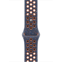 Apple 45mm Blue Flame Nike Sportband S/M armband