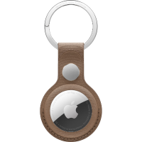 Apple FineWoven AirTag sleutelhanger   Taupe hoesje