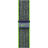 Apple Geweven sportbandje van Nike   Felgroen/blauw 41mm armband