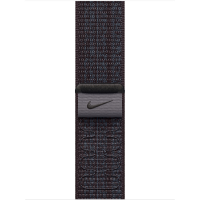 Apple Geweven sportbandje van Nike   Zwart/blauw (41 mm) armband