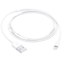 Apple MUQW3ZM/A B USB kabel B grade (nieuwstaat, beschadigde/ontbrekende verpakking) USB 2.0 USB A stekker, Apple Lightning stekker 1.00 M Wit