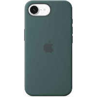 Apple Siliconenhoesje voor iPhone 16e   Blauwgroen telefoonhoesje