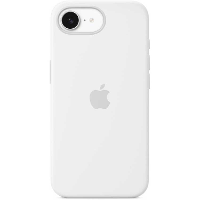 Apple Siliconenhoesje voor iPhone 16e   Wit telefoonhoesje