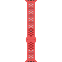Apple Sportbandje van Nike   Bright Crimson/Gym Red (45 mm) horlogeband