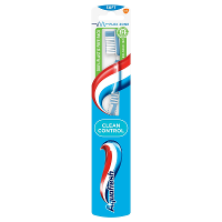 Aquafresh Clean Control Tandenborstel Soft   100% plasticvrije verpakking