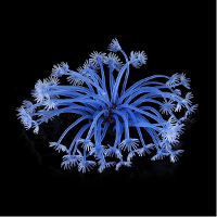 Aquarium Fish Tank Artificial Software Coral Plant Decoration Blue
