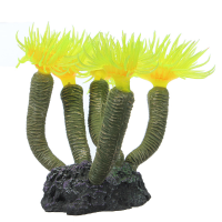 Aquarium Silicone Artificial Sea Plant Coral Flower Ornament