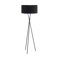 EGLO vloerlamp Fondachelli   zwart/koper   Leen Bakker
