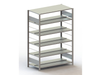 Archiefkast basismodule (b x h x d) 1306 x 1850 x 635 mm Staal Poedercoating Lichtgrijs Metaal META 77652