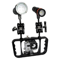Archon Z08 Gopro Diving Flashlight Photography Both Slot Holder