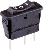 Arcolectric (Bulgin Ltd.) C 1522 VB AAB Wipschakelaar C 1522 VB AAB 250 V/AC 16 A 1x (aan)/uit/(aan) Moment/0/moment 1 stuk(s)