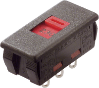 Arcolectric (Bulgin Ltd.) T2228EAAF T2228EAAF Schuifschakelaar 250 V/AC 6 A 2x aan/aan 1 stuk(s)