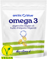 Arctic Blue Omega 3 algenolie DHA Capsules   met vitamine D