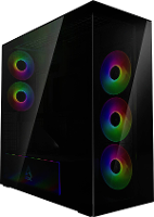 Arctic Xtender Midi tower PC behuizing, Gaming behuizing Zwart