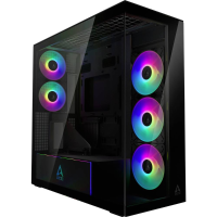 Arctic Xtender Mirror Midi tower PC behuizing, Gaming behuizing Zwart