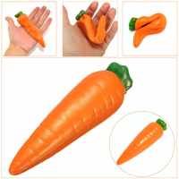 Areedy 14cm Carrot Squishy Simulation Super Slow Rising Kid Toy Scented Christmas Gift
