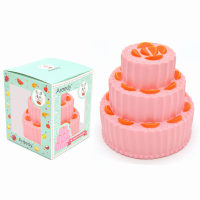 Areedy Squishy 3 Layer Fruit Cake Jumbo 11cm Slow Rising Original Packaging Collection Gift Decor