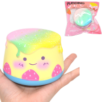 Areedy Squishy Pudding 10*6cm Soft Slow Rising Collection Gift Decor Toy Original Packaging