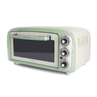 Ariete Vintage elektrische oven 0979/04 mini bakoven