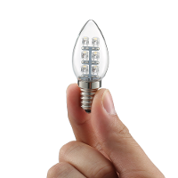 ARILUX® AL B06 E12/E14 0.5W Pure White/Warm White 6 LED Night Light Candle Bulb