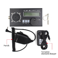 5 10W USDX USDR HF QRP SDR zendontvanger SSB/CW zendontvanger 8 bands DSP SDR + microfoon + batterij + oplader