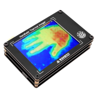 MLX90640 Digitale Infrarood Warmtebeeldcamera 3.4 Inch LCD Handheld Infrarood Temperatuursensoren Detectie Tool + Batter