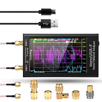 NanoVNA F Draagbare Handheld Vector Netwerkanalysator SWR Meter 50KHz 1000MHz 4,3 Inch IPS TFT Digitale Display Aanraaks