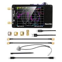 NanoVNA PCB Vector Network Antenne Analyzer 50KHz 1.5GHz MF HF VHF UHF met SD kaartlezer Slot