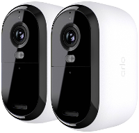 ARLO ESSENTIAL2 2K OUTDOOR CAMERA 2 PACK VMC3250 100EUS IP Bewakingscameraset Met 2 cameras 2688 x 1520 Pixel