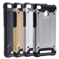 Armored Hybrid Thick Tpu & Pc Hard Back Protective Case For Xiaomi Redmi 3/3 Pro/3s