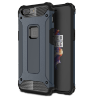 Armored Hybrid Thick Tpu & Pc Hard Back Protective Shell Case For Oneplus 5