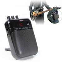 Aroma Ag 03m Portable Charging Mini Guitar Amplifier Black